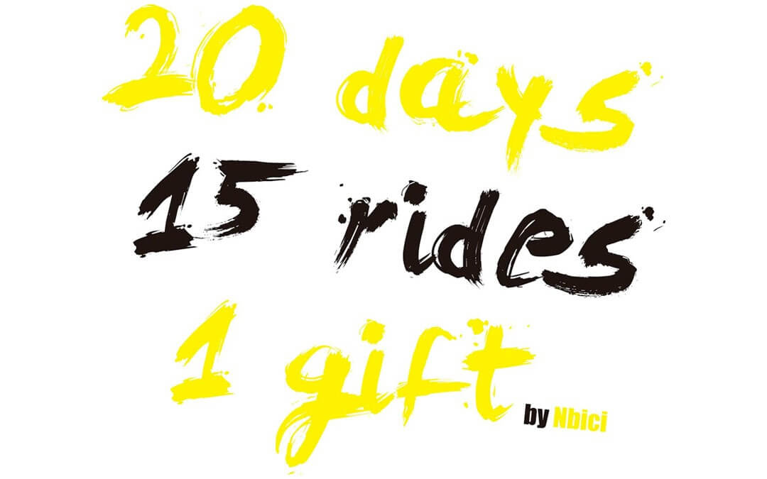 «20 Days, 15 rides, 1 gift»